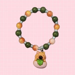 Capybara Beaded Bracelet